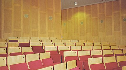 Zuschauerraum des Curt-Sachs-Saals
