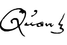 Unterschrift von J. J. Quantz