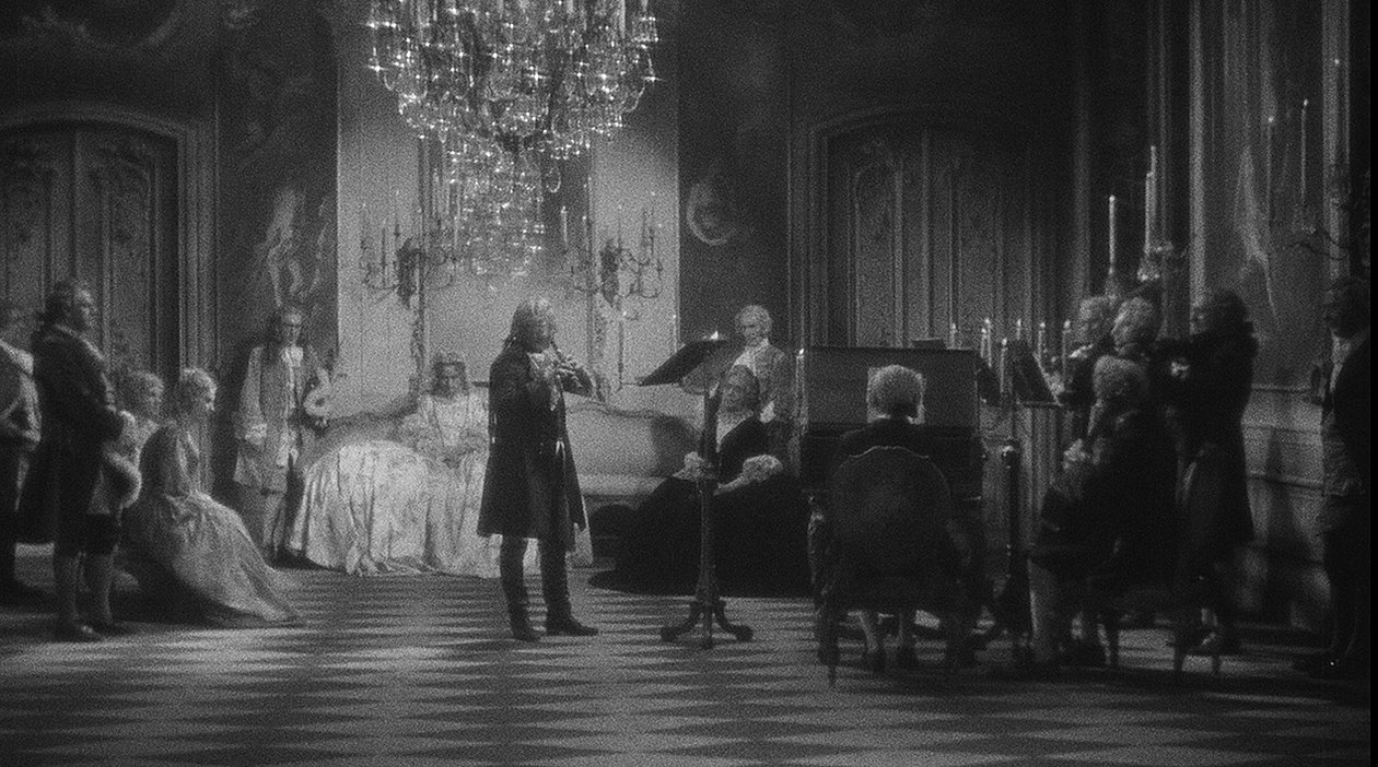 Szenenbild aus dem Film "Das Flötenkonzert von Sanssouci"