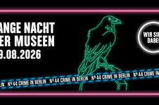 Kampagnenmotiv der Langen Nacht der Museen 2026. Grafik: Kulturprojekte GmbH