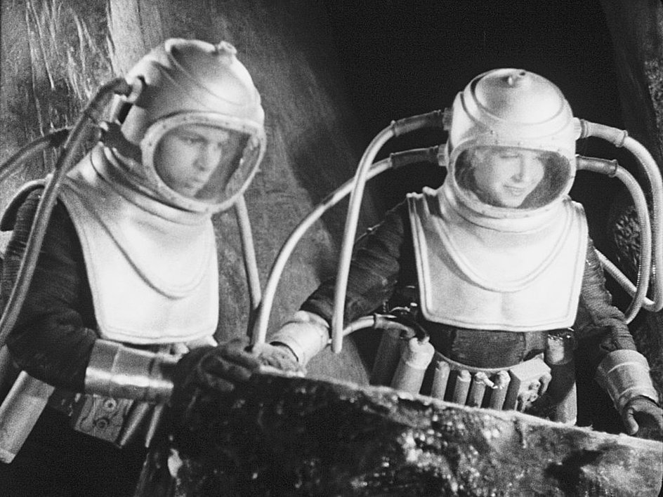 Szenenfoto aus "Kosmische Reise" von 1936