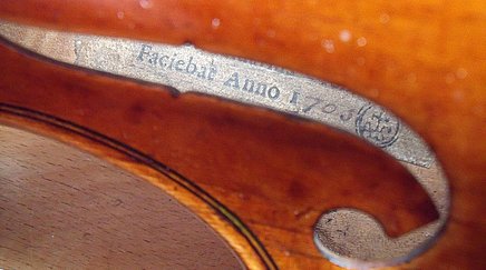 Namenszettel Antonio Stradivaris