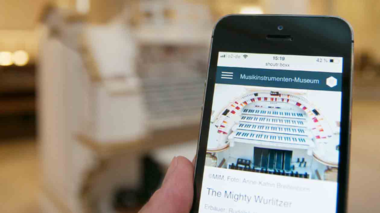 Digitaler Museumsguide im Musikinstrumenten-Museum