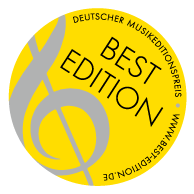 Deutscher Musikeditionspreis Best Edition 2019 des Deutschen Musikverleger-Verbandes e. V.
