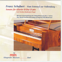 CD Cover: Schubert Sonaten