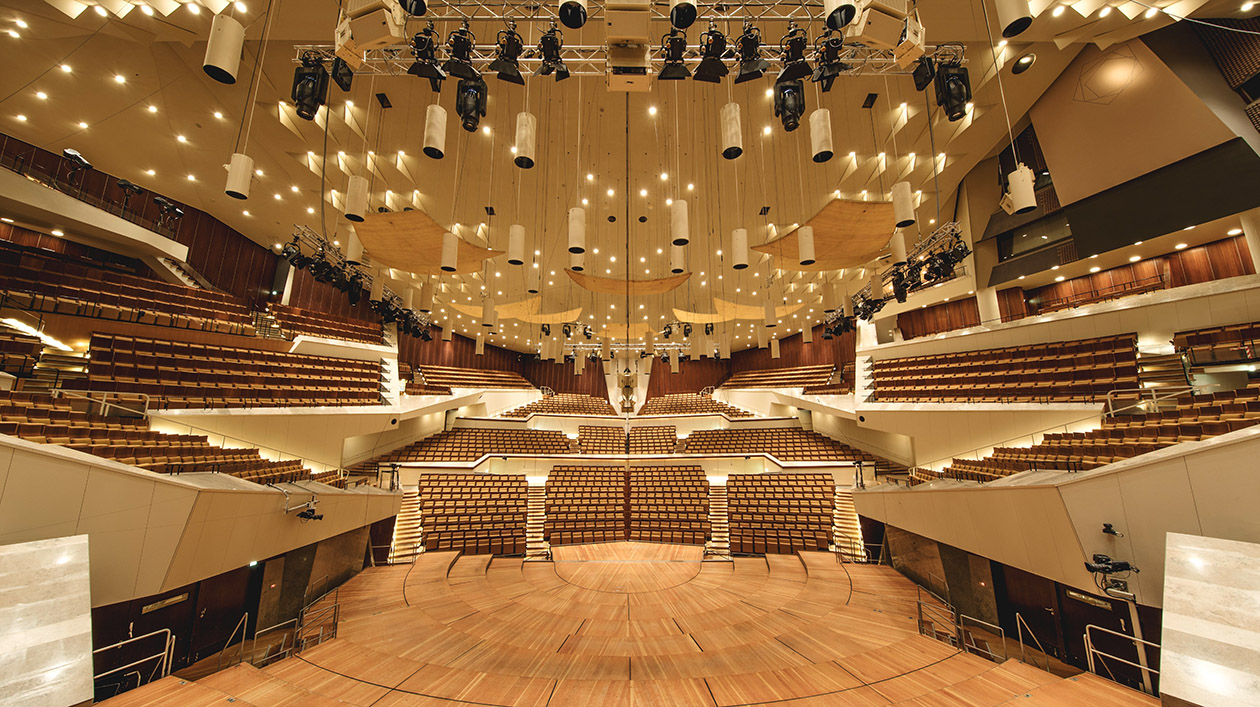 Großer Saal der Berliner Philharmonie. Foto: Heribert Schindler