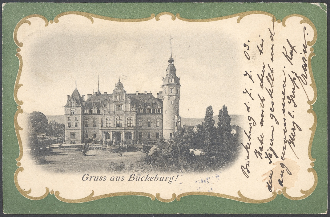 Postkarte aus Bückeburg
