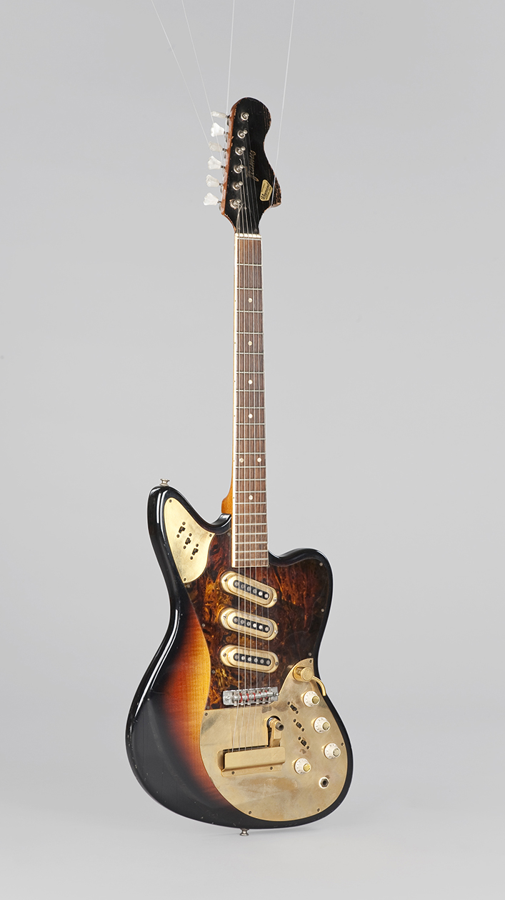 Elektrische Gitarre, Typ "Strato de Luxe", 1965, Hersteller: Framus, Foto: Simon Schnepp, Kat.-Nr.: 5663