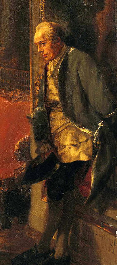 Quantz (Detail of the painting by Adolf von Menzel. Alte Nationalgalerie, Staatliche Museen zu Berlin)