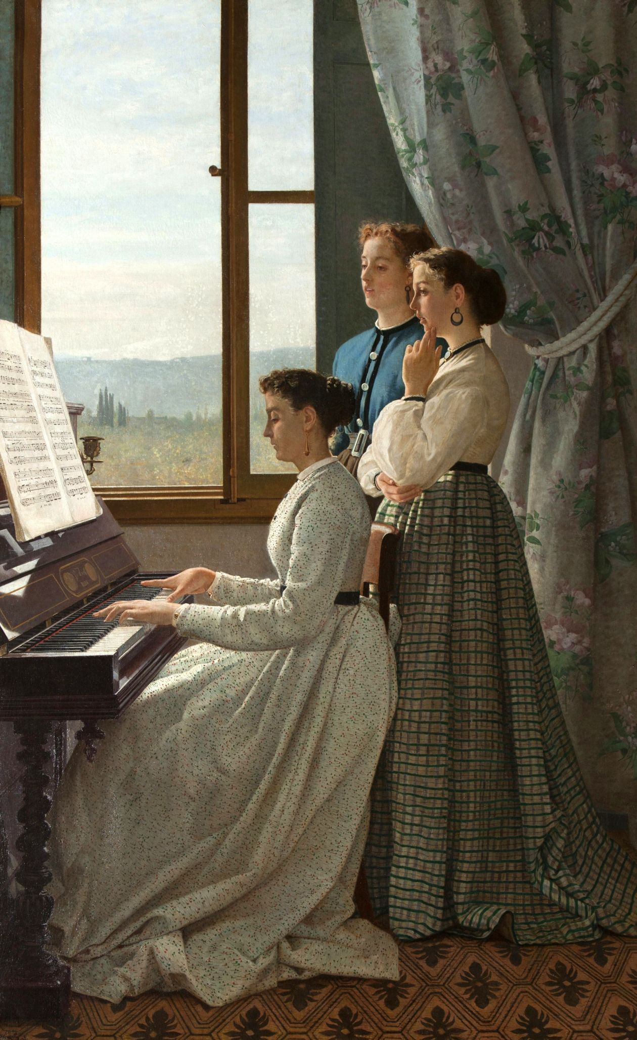 Silvestro Lega (1826–1895), Il canto di uno stornello (1868)