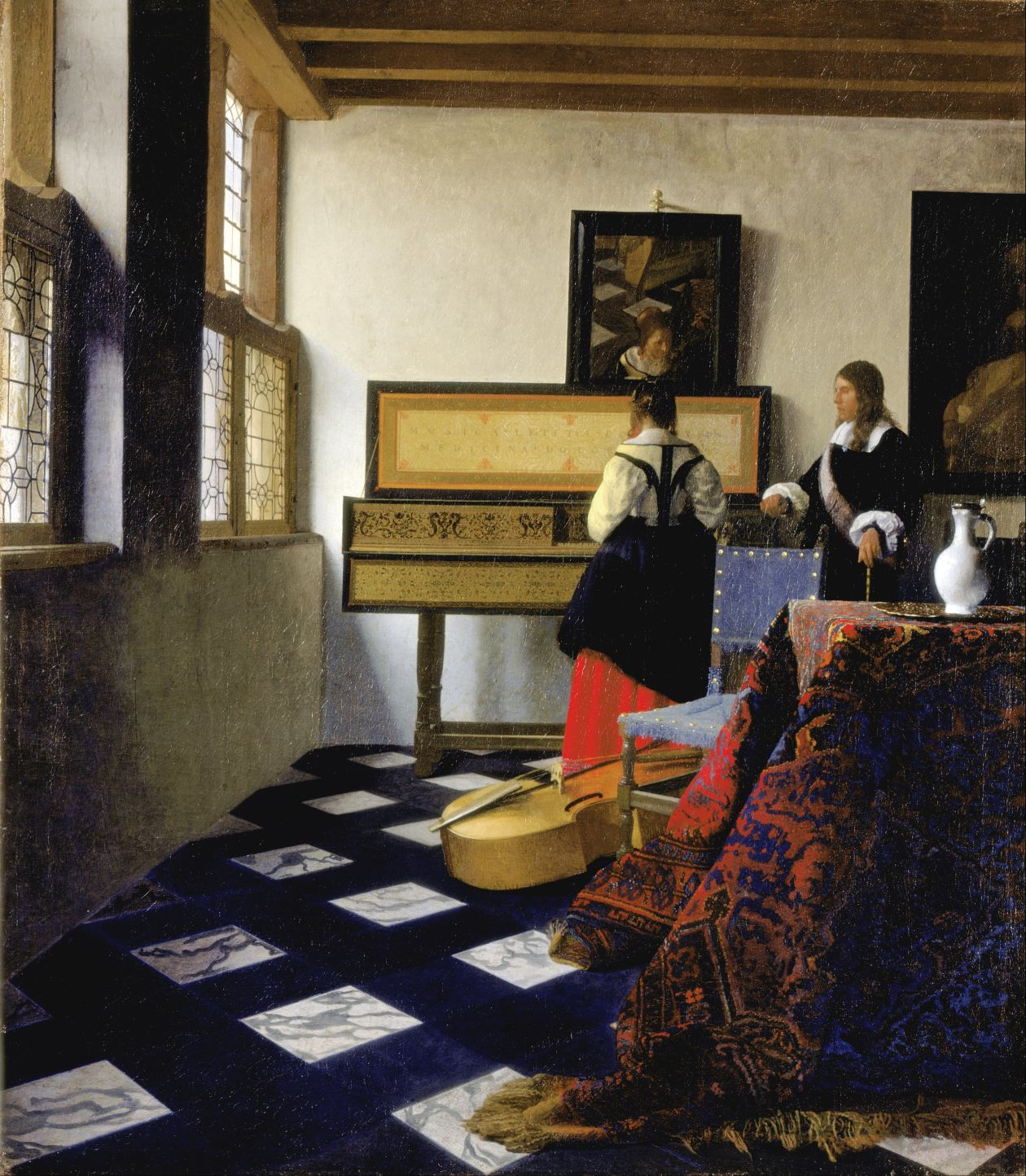 Jan Vermeer (um 1662–1664), Die Musikstunde (ca. 1662–1664)