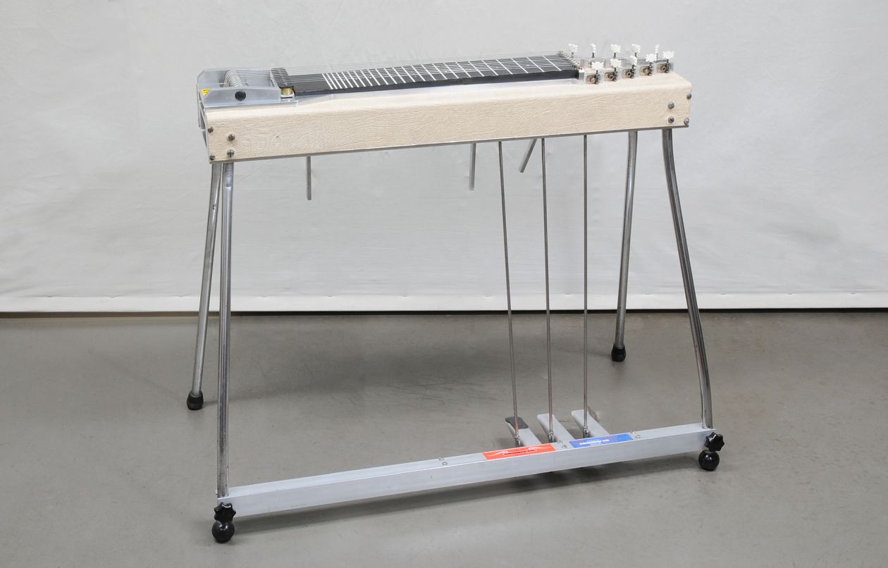 Pedal-Steel-Gitarre von Klaus Peter Albrecht, Berlin, 1985