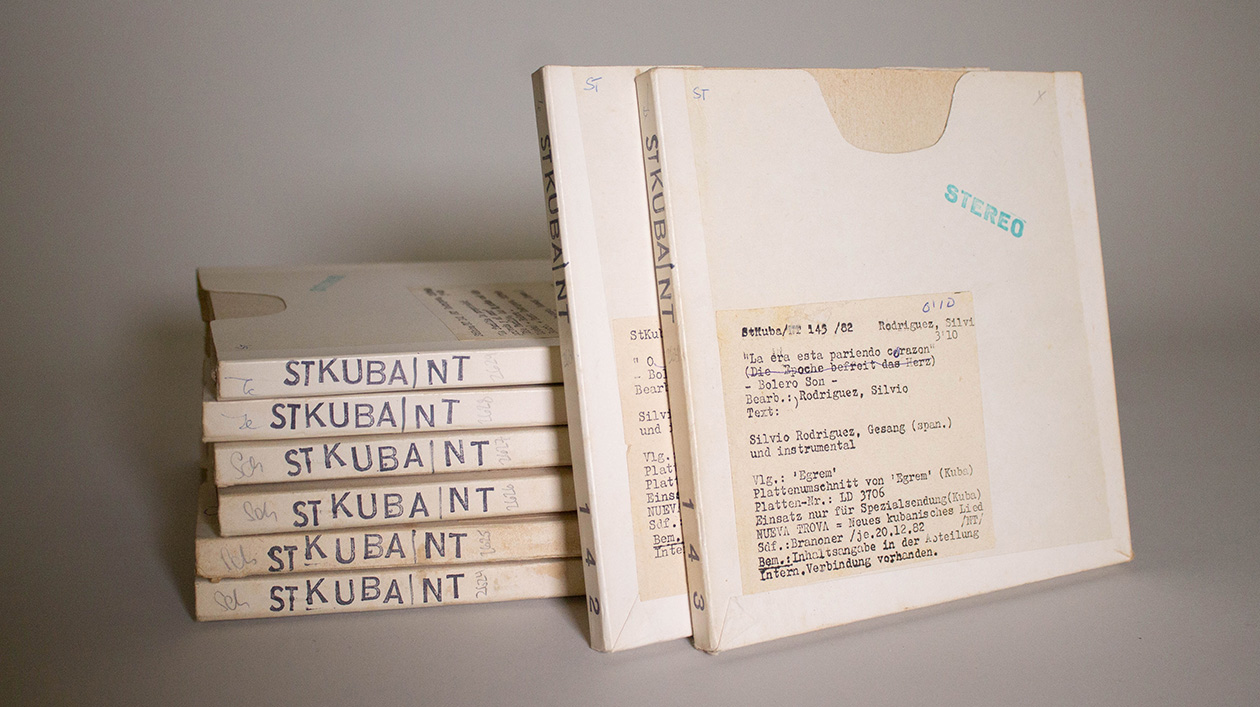 Tonbänder. Foto: Clara Bohner